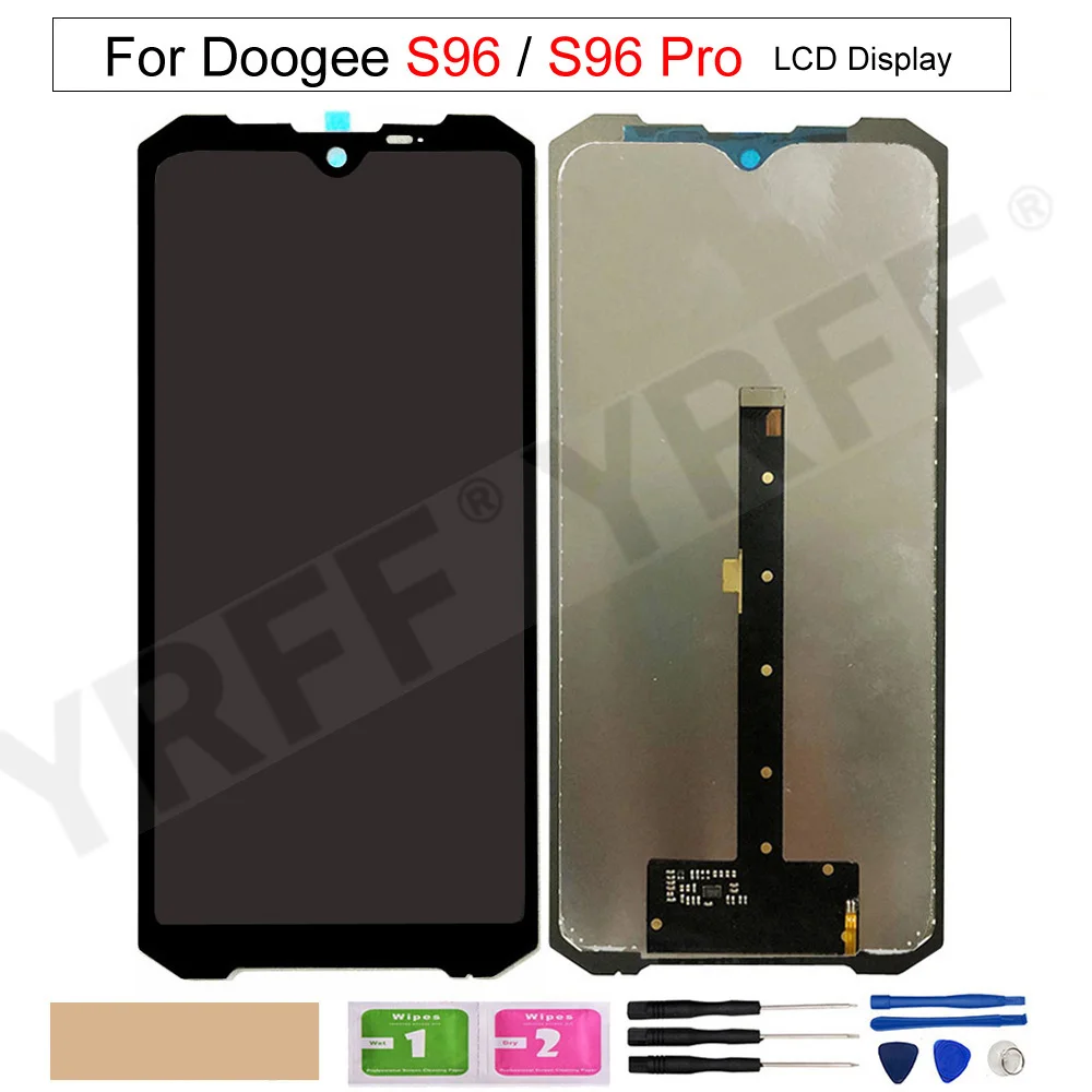 

ЖК-дисплей для Doogee S96 Pro, ЖК-дисплей для Doogee S96 Pro, дигитайзер сенсорного экрана в сборе, ремонт телефона, Замена + Инструменты + бесплатная доставка