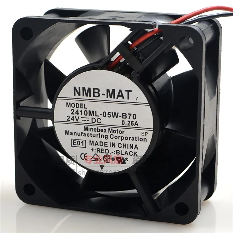 

2410ML-05W-B70/B79 Original NMB6025 DC24V 0.25A Inverter cooling fan fan