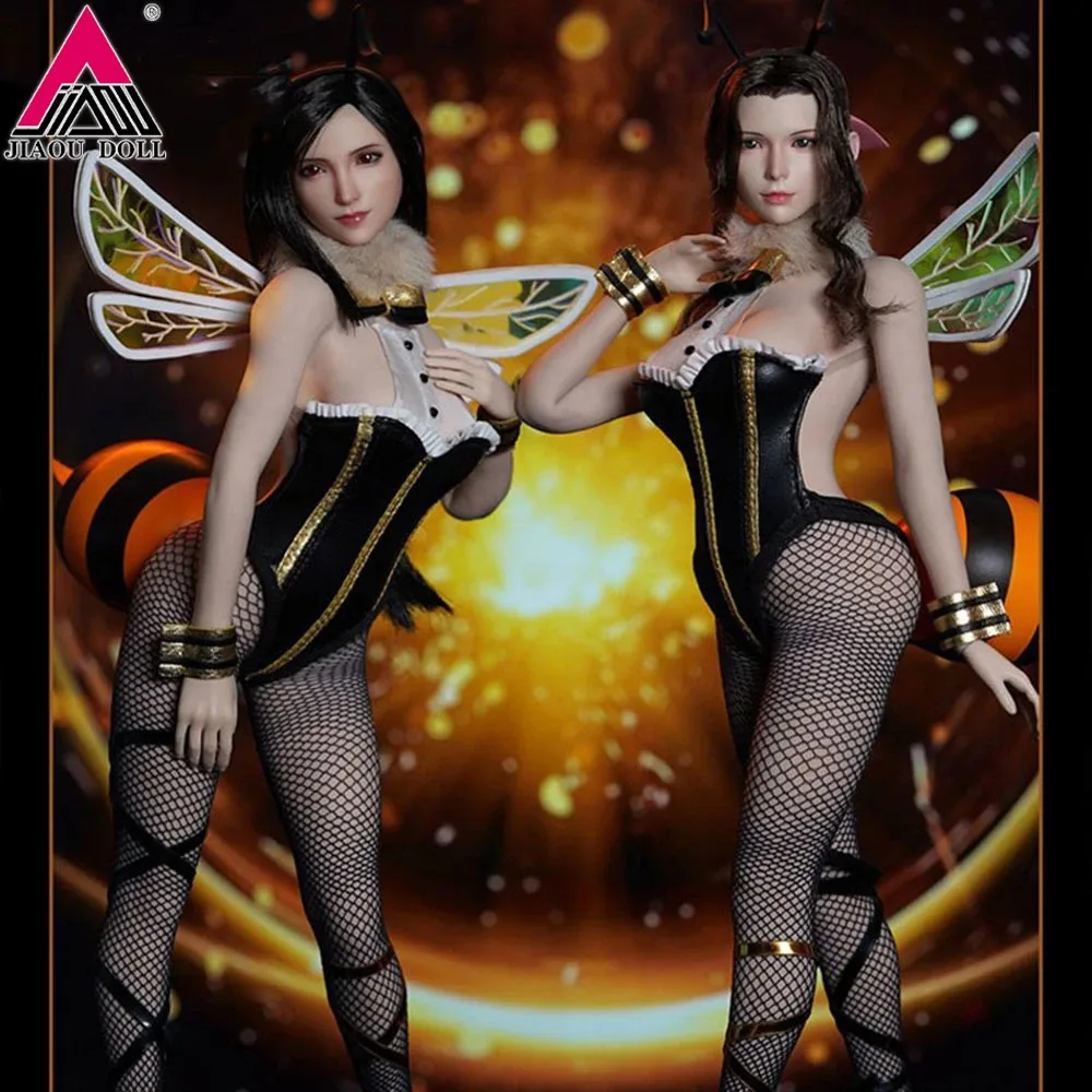 В наличии Super Duck SET072 1/6 Фэнтезийная голова девушки Скульптура сексуального наряда