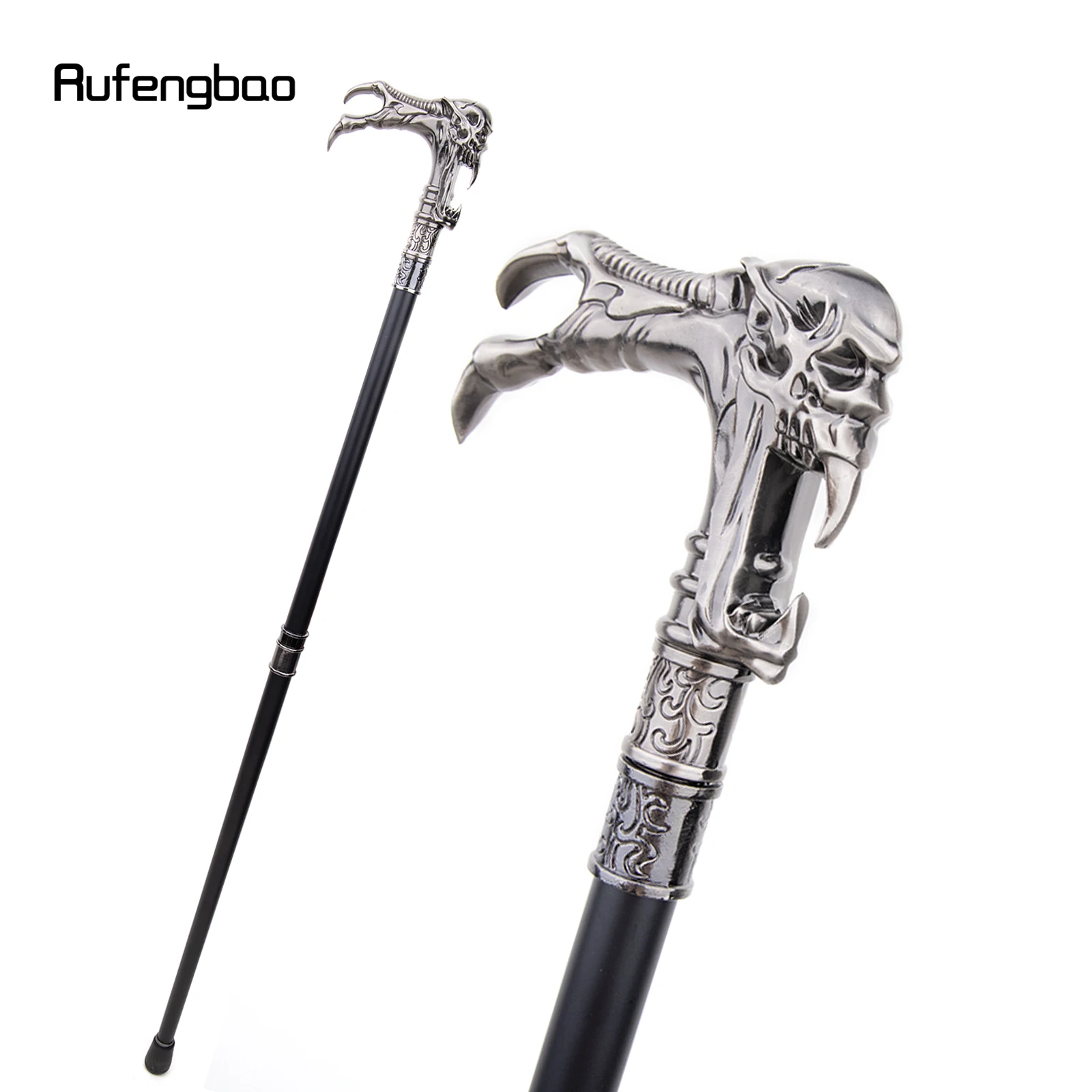 Ghost Skull Head Fashion Walking Stick Decorative Vampire Cospaly Vintage Party Fashionable Walking Cane Halloween Crosier 93cm