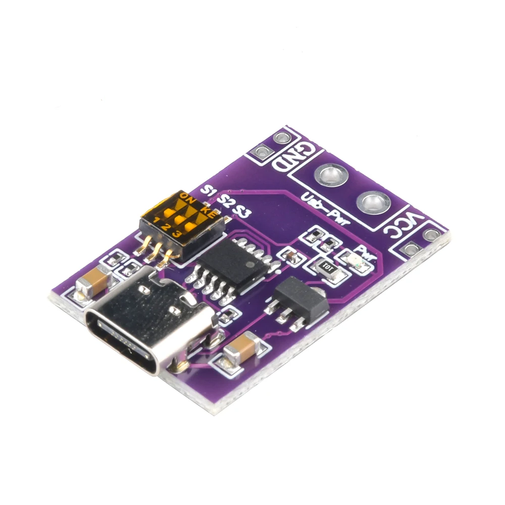 

Type-C QC AFC PD2.0 PD3.0 to DC Spoof Scam Fast Charge Trigger Polling Detector USB-PD Notebook Power Supply Change Board Module