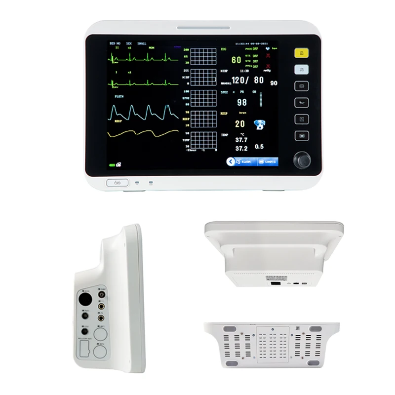 

yonker VM12 ECG waveform recall Veterinary Monitor Multi-parameter cardiac monitor
