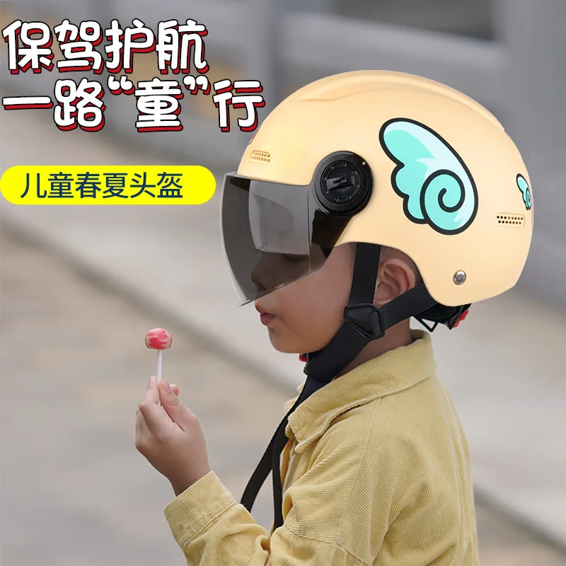 

Adjustable Summer Children Open Face Helmet Kids Motorcycle Helmet Boys Girls Motorcycle Riding Helmet
