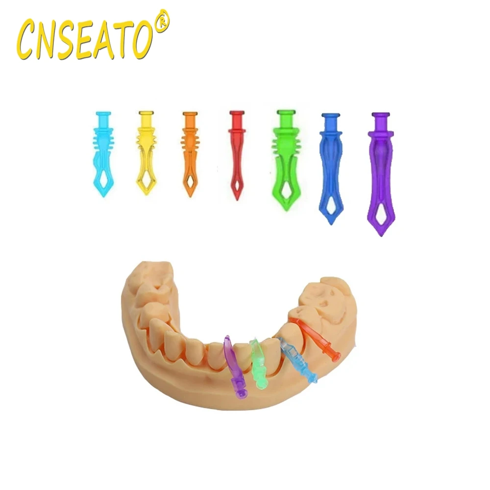 210 шт. одноразовые стоматологические пластиковые клинья