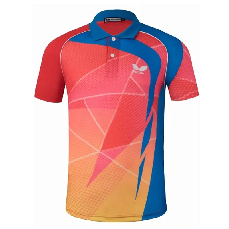

Men Women Tennis T-Shirt Quick Dry Tennis T Shirts, Girl Badminton Table Tennis Clothes, Man Athletic Tops Tee -40