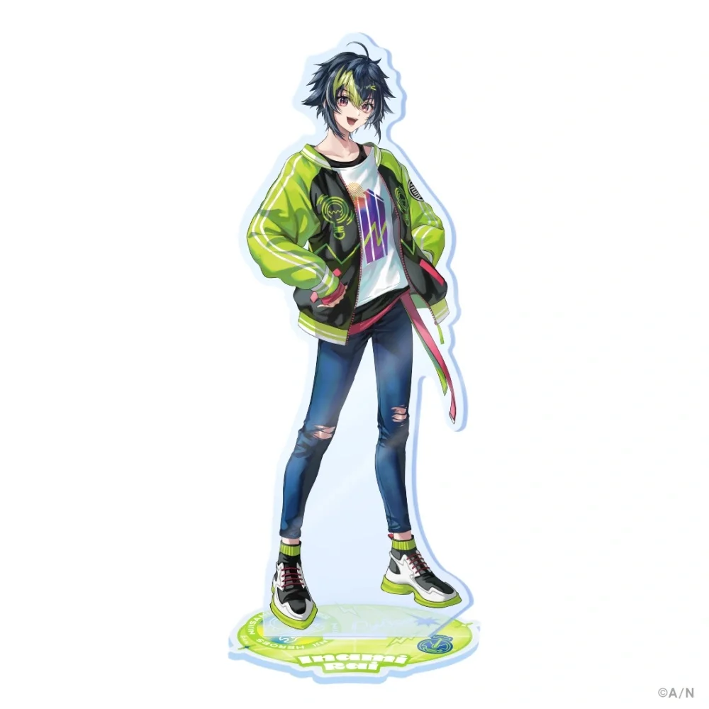 Акриловая подставка Nijisanji Heroes к полугодовщине: Хоширубе Шо, Коюрги Ру, Инами Рай — Аниме-фигурка, декор для рабочего стола, подарок для фанатов, брелок (art.: 3920db1aa04ec) - 3920db1aa04ec