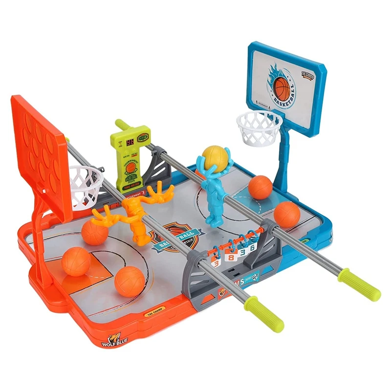 

Basketball Game Toy 2 Player Compact Desktop Toy Desktop Table Basketball Games Set Best Gift Idea for Boys and Girls