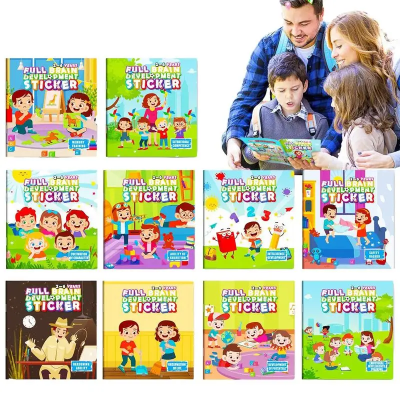 

10 шт., наклейки для книг для скрапбукинга