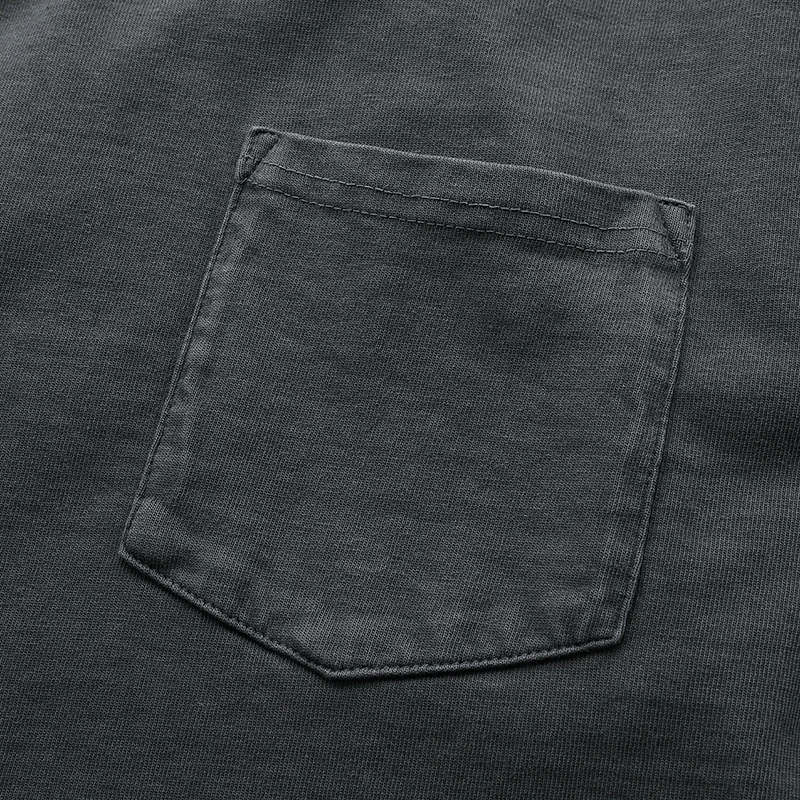 Японская Модная брендовая Ретро потертая футболка 30 г из чистого хлопка с