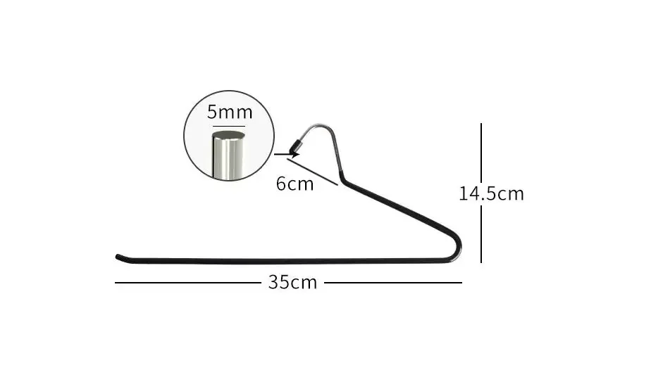 Нескользящая металлическая рубашка крючок для брюк вешалка одежды открытые