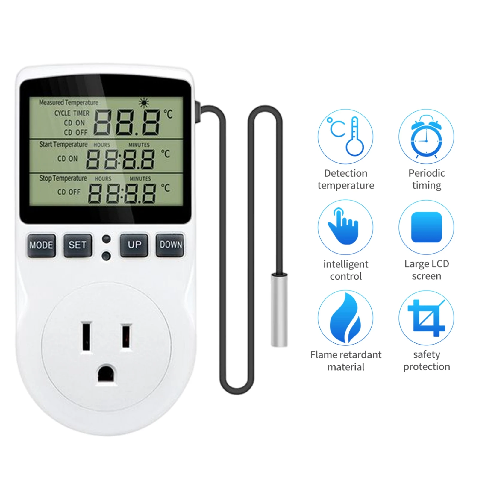 

Счетчик мощности, ваттметр, счетная розетка, счетчик энергии, измеритель энергии, кВтч, напряжения, тока, частоты, монитор электричества