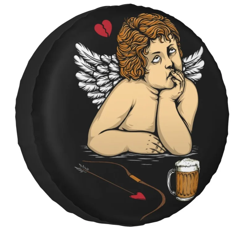 

Angel Spare Tire Cover Bag Pouch for Jeep Hummer Beer Waterproof Dust-Proof Car Wheel Covers 14" 15" 16" 17"