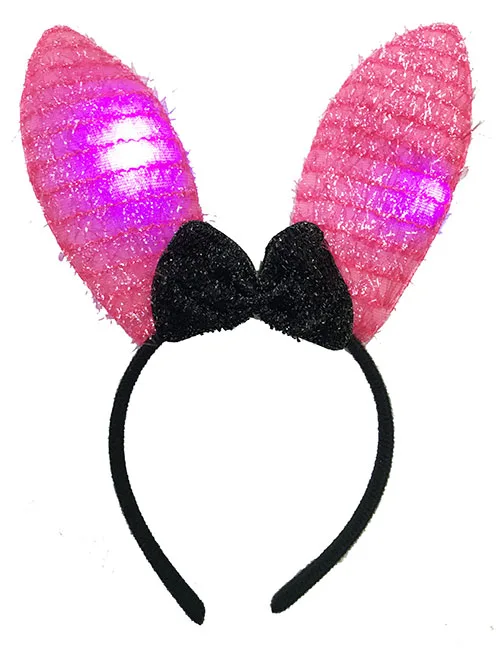 

Светодиодная светящаяся кисточка розового цвета кроличья Корона