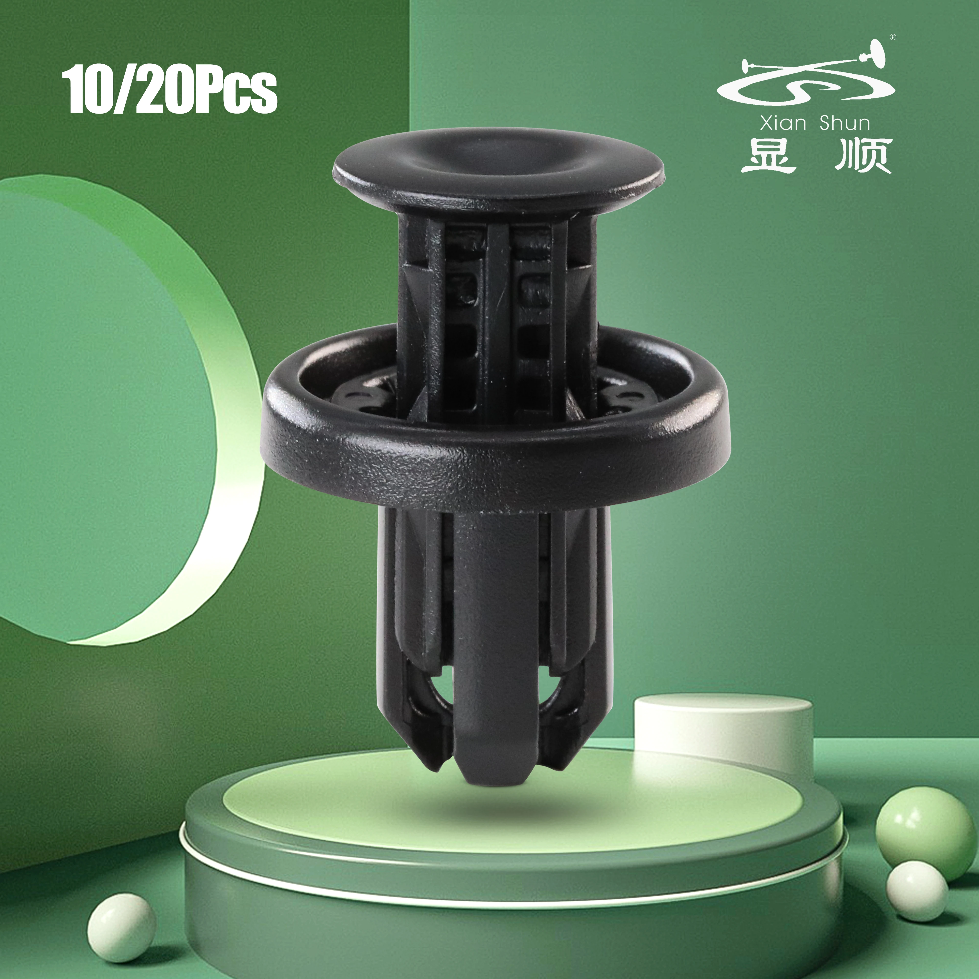 

10/20 шт., черный бампер из помпона, запасные части для салона, автомобильные крепежные зажимы, автомобильные аксессуары для Honda 91505TM8003