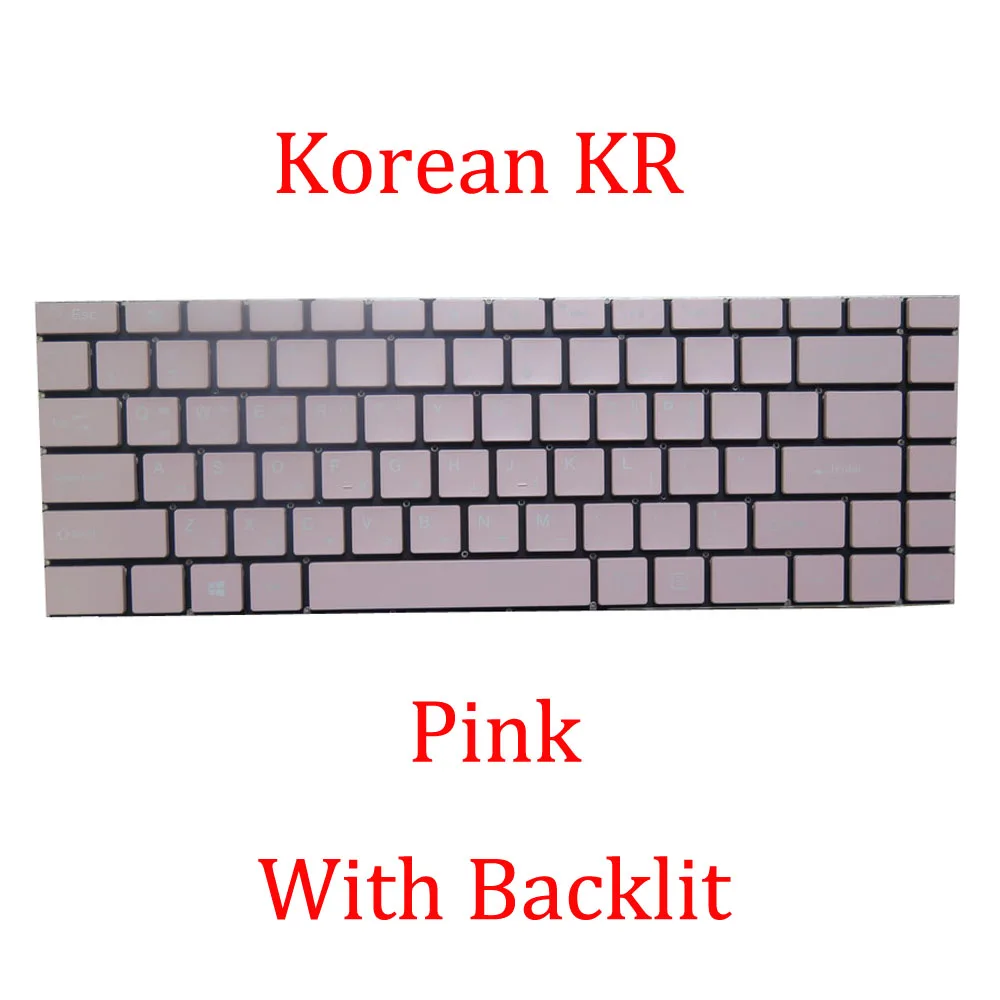 Розовая розово-золотая черная клавиатура с подсветкой для ноутбука IPASON Storm Dragon P3