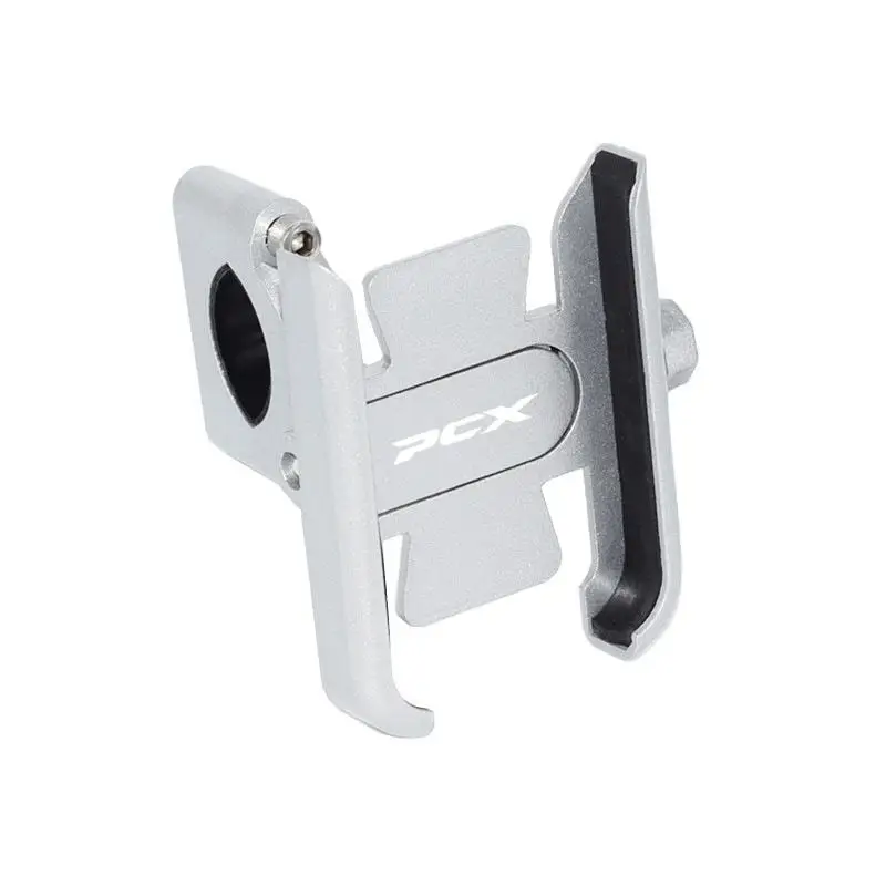 

for HONDA PCX 125 PCX 150 Motorcycle Accessories CNC Handlebar Mobile Phone GPS Bracket Bracket Silver
