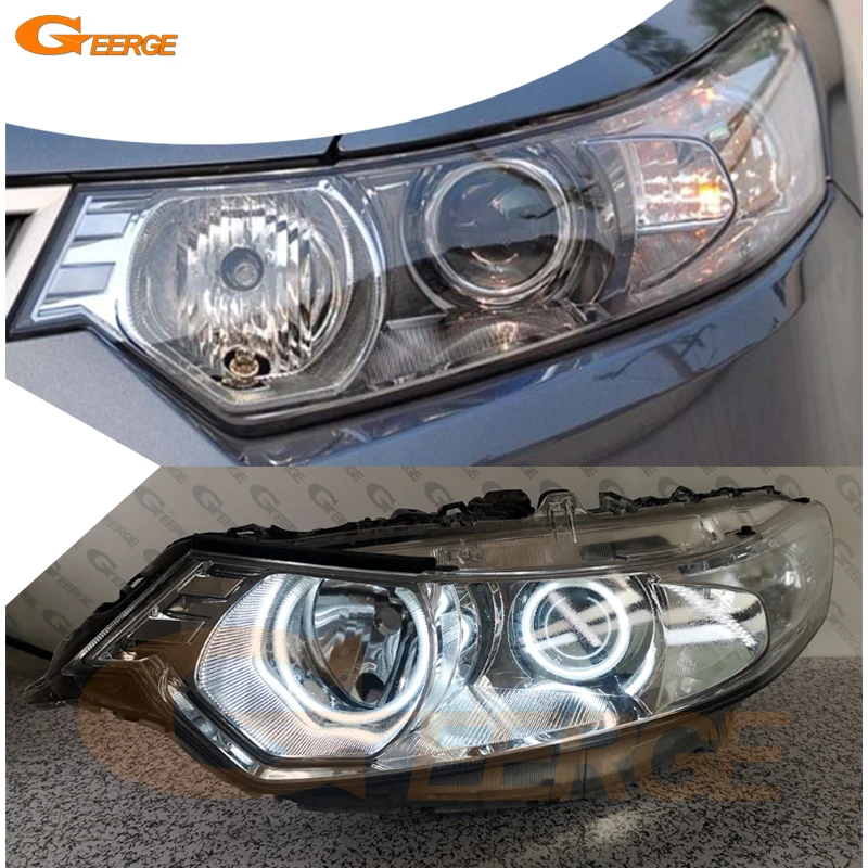 

Для Acura TSX CU2 2009 - 2014 отличные ультра яркие CCFL ангельские глазки Halo Кольца Набор автомобильные аксессуары для ремонта