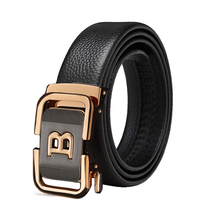 2023 New Belts Men Luxury Brand Designer Fashion Automatic Buckle Genuine Leather Men's Jeans High Quality Waist Male Strap