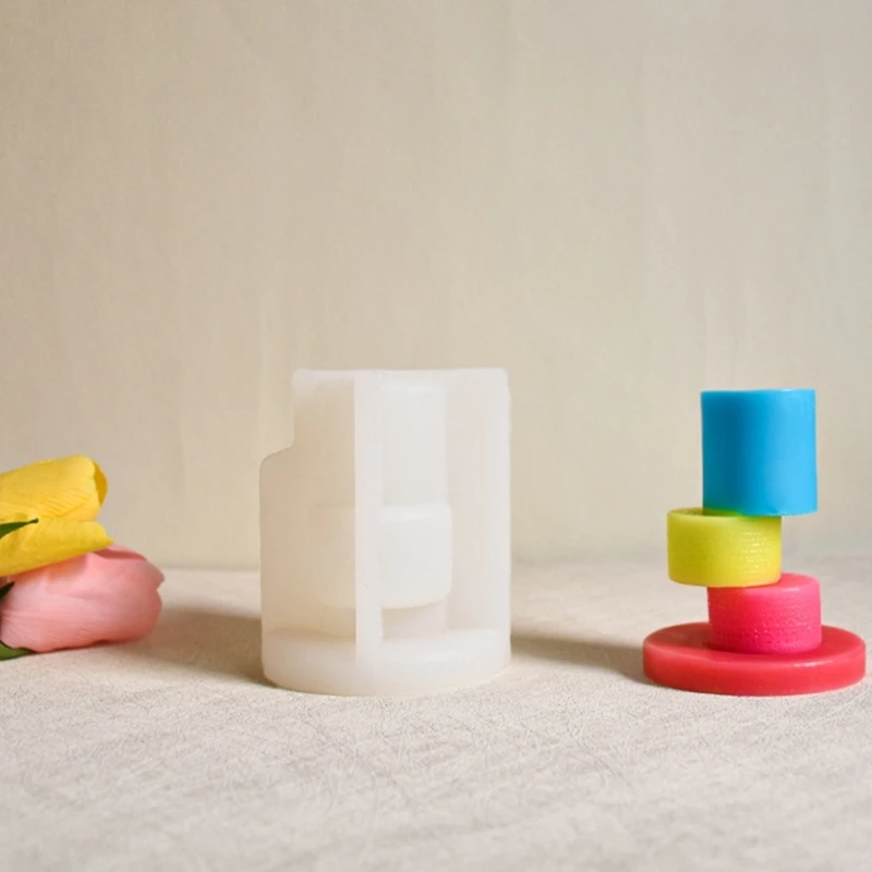 

Simple Dislocation Irregular Geometric Resin Casting Silicone Mold Suitable for Diy Holder Family Table Drop shipping