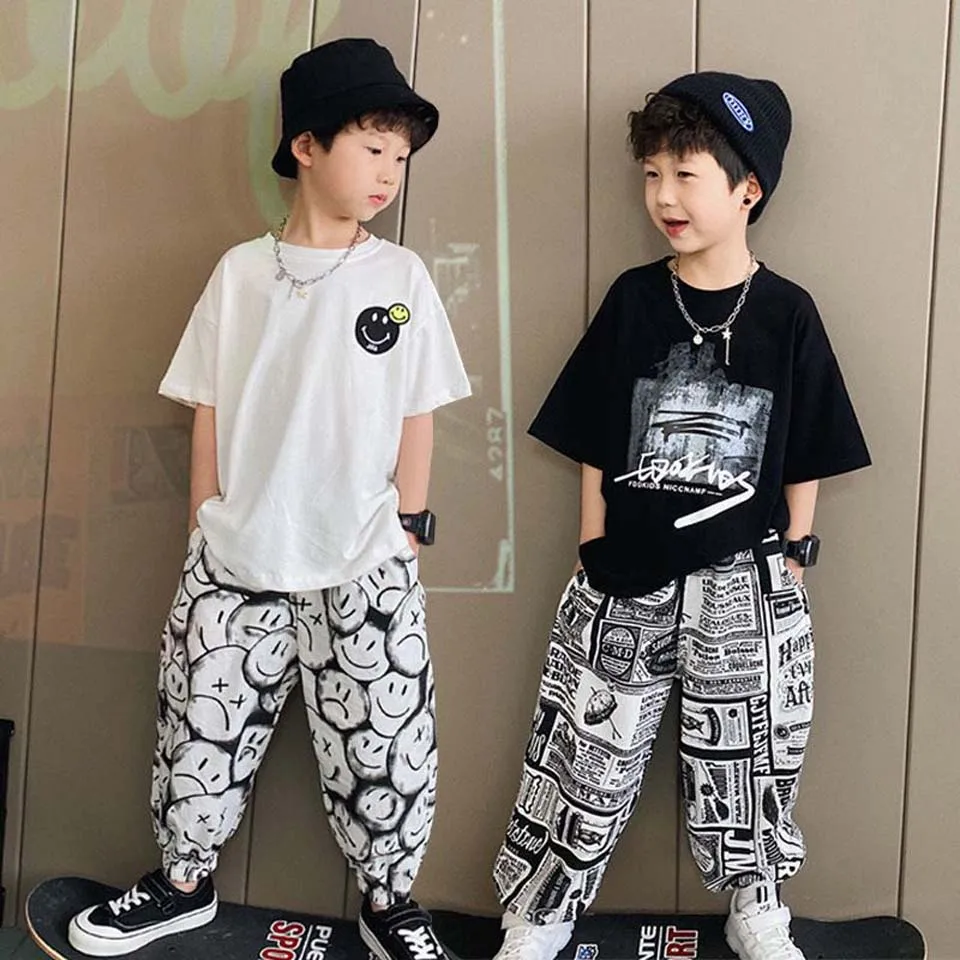 

New 2022 Summer Cartoon Short Sleeve Pant Boys Clothes Casual 2Pieces Children Kids Boys Clothing Set For 4 6 7 8 9 10 11 14 Yrs