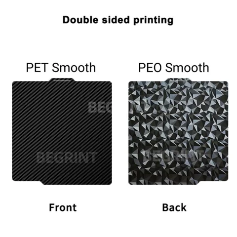Для Bambulab A1 Build Plate P1S X1C Pei Текстурированный 257x257 H1H PEY Peo Пружинная сталь для Bambu Lab X1 Carbon Bambulab P1P Кровать