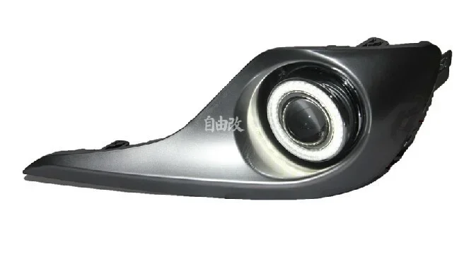 Светодиодные дневные ходовые огни Drl Галогенные противотуманные фары COB Angel Eye