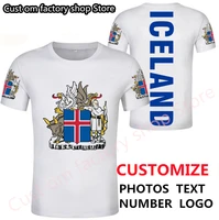 iceland t shirt diy free custom name number isl t shirt nation flag is icelandair icelandic country college print photo clothing