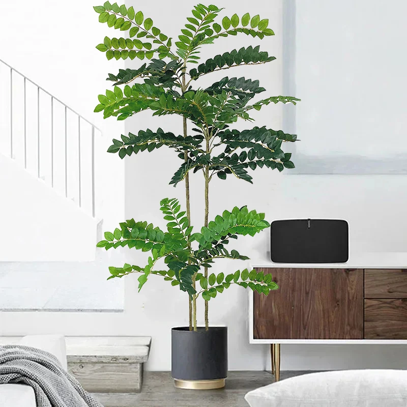43-70 дюймов поддельное денежное дерево растение искусственное пластиковые