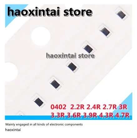 

100PCS 0402 SMD Resistor 5% 5.1R 5.6R 6.2R 6.8R 7.5R 8.2R 9.1R 10R OhmΩ