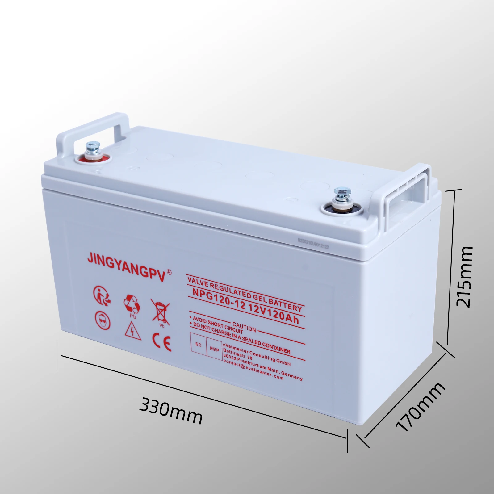 

Sealed Lead Acid Battery 12V 100ah 120AH Gel Battery 2 Years Warranty Rechargeable Solar Battery for Security Power Systems