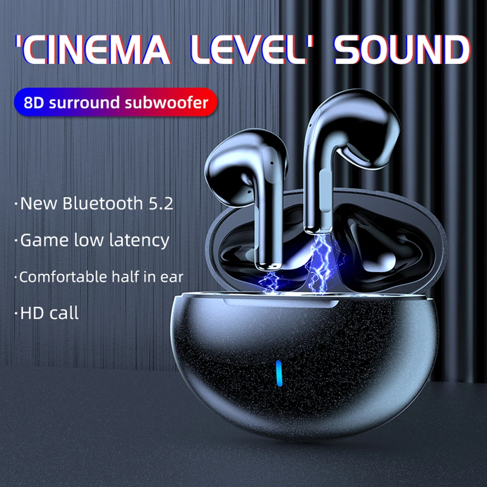 

GTWIN E99 Bluetooth headset smart true wireless ENC call noise reduction low-latency semi-in-ear universal