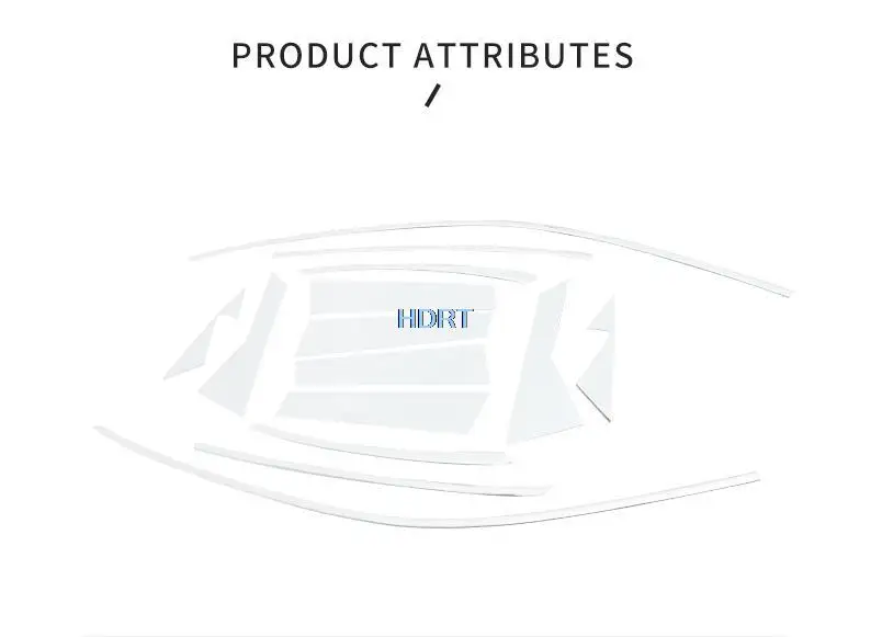 Модифицированная Декоративная полоса для литья окон центра колонны volskdata VW Jetta A7