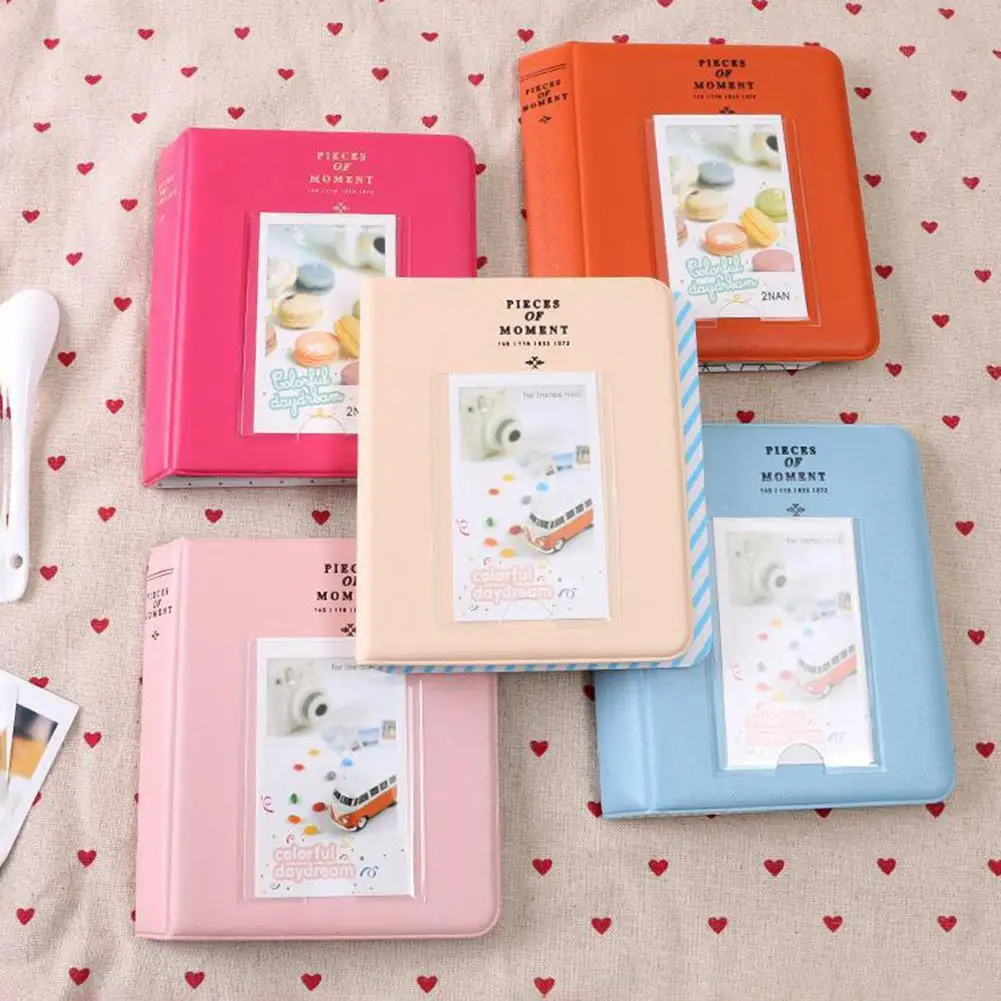 

64 Pockets 3 inch Mini Instant Polaroid Memory Storage Photo Album Picture Gift Holder for Fujifilm Instax Instant Picture Case