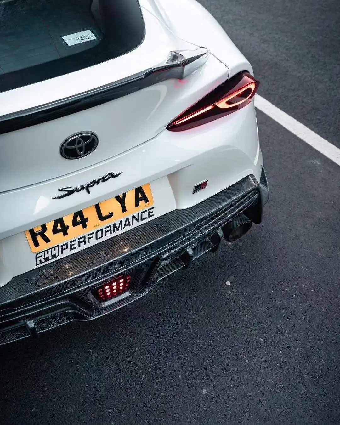 Верхняя маска для губ автомобильные аксессуары Toyota GR Supra A90 MK5 задний спойлер