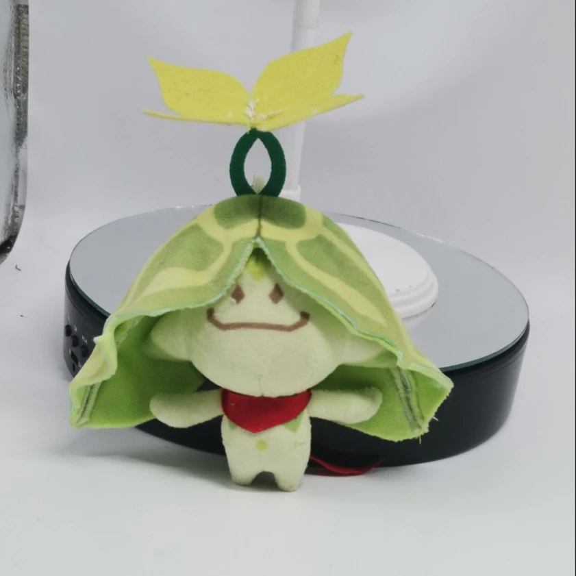 Anime Genshin Impact Sumeru Grass God Pet Aranara 10cm Small Doll Pendant Plush Pillow Kids Toys Holiday Gifts Anime Accessories