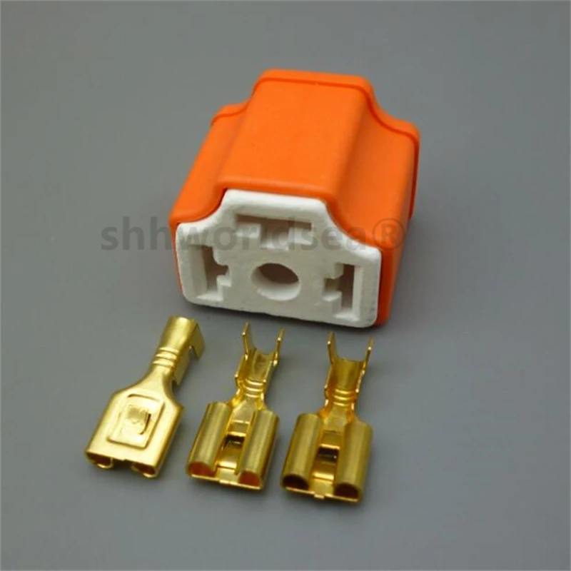 Shhworldsea 2 комплекта 3 контакта H4 9004 керамический стандартный автомобильный разъем для Audi VW пластиковая фара