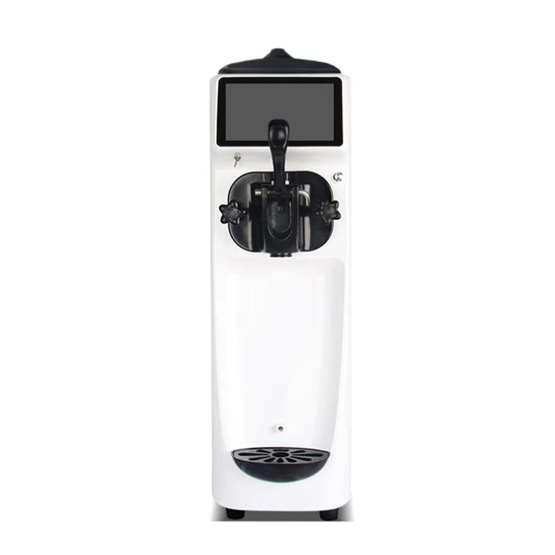 

Single Head Ice Cream Machine Sundae Milk Tea Vending Machine Ice Cream Machine High Quality Stainless Steel Pink