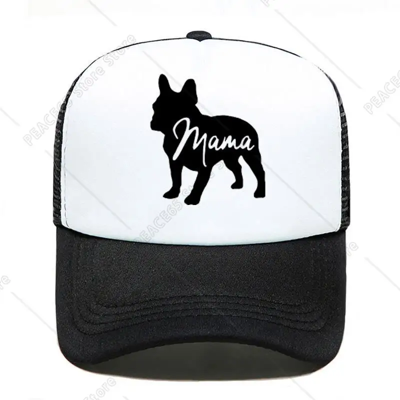 Бейсболка с изображением французского бульдога для владельцев собак