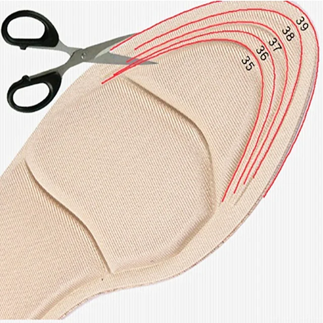 7 In 1 Memory Foam Insoles Women High-heel Shoes Insoles Anti-slip Cutable Insole Comfort Breathable Foot Care Massage Shoe Pads 6