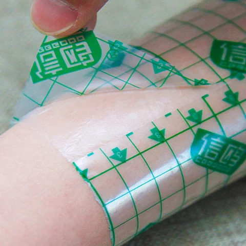 Прозрачная лента, полиуретановая пленка, клейкий пластырь, водостойкая противоаллергическая фиксирующая лента для повязки на рану, аварийная защита