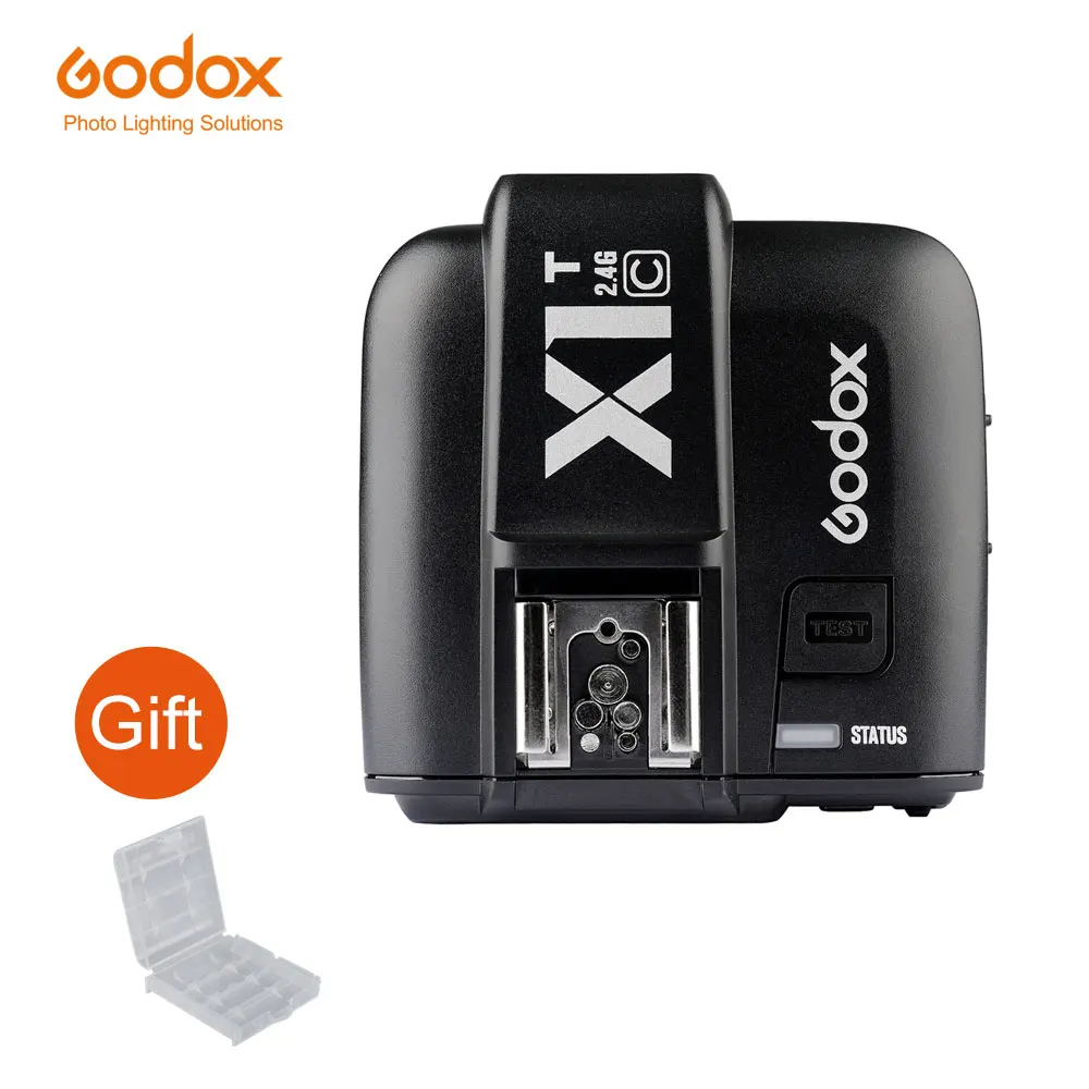 

Беспроводной передатчик Godox X1T-C TTL для камер серии Canon EOS (X1C-T)