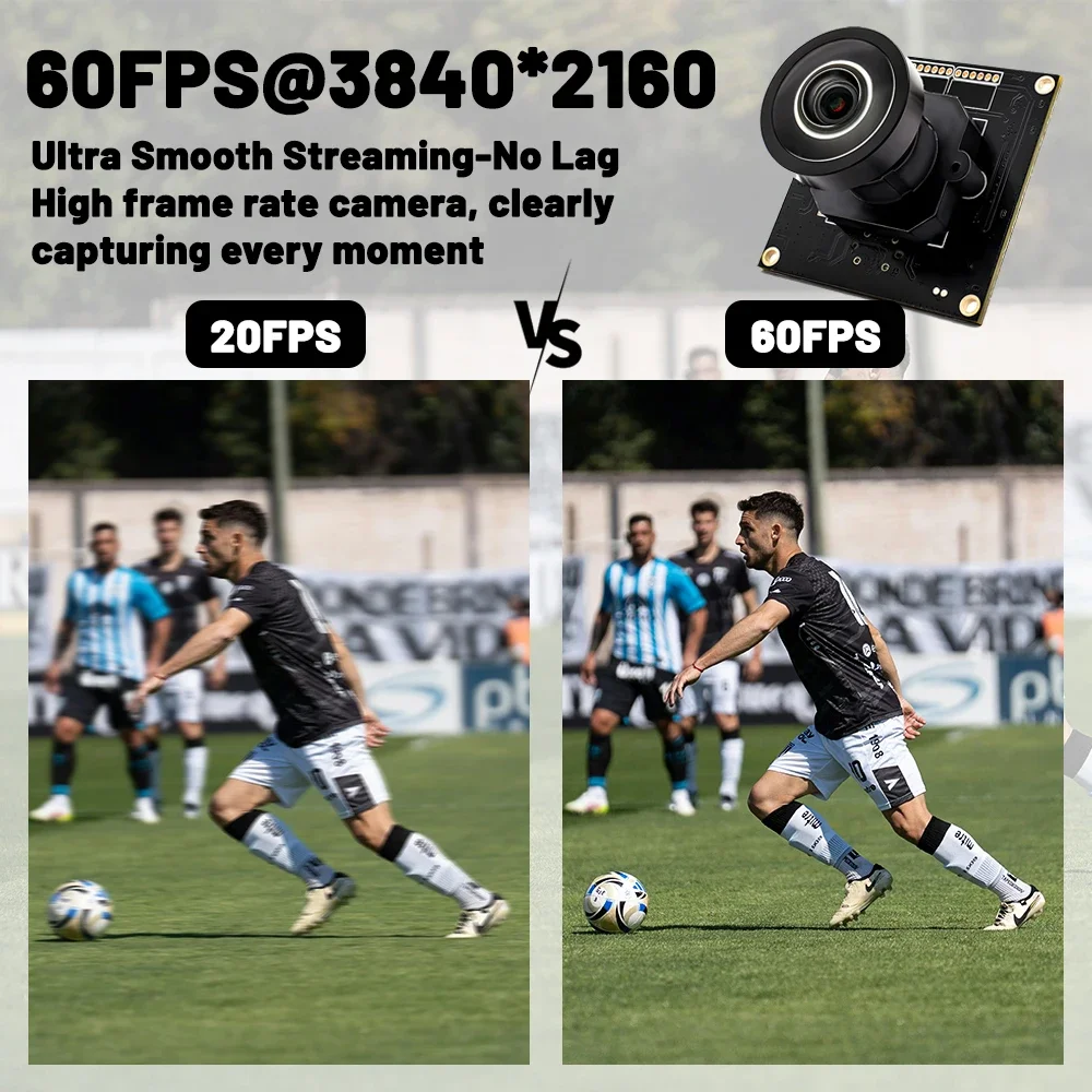Фото Модуль камеры YUV USB3.0 1080P 60FPS 1/1,8 дюйма IMX678 CMOS 4K 60FPS MJPEG с объективом без искажений для преподавания видео в прямом эфире №3