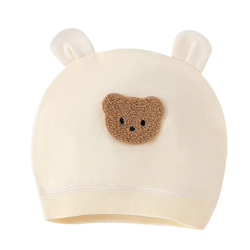 

Baby Girls Boys Cotton Hat Tolddler Boy Soft Single-Layer Hat for Spring Autumn QX2D