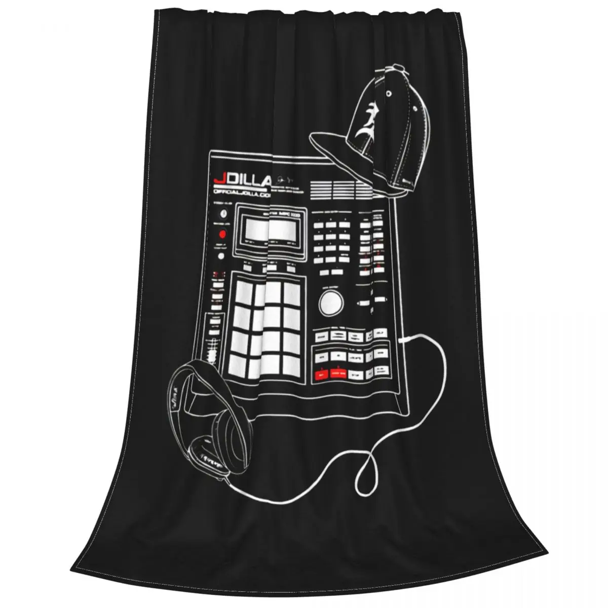 J Dilla Merch барабанная машина Beat Akai Mpc хип-хоп рэп ультра-Мягкое микро Флисовое одеяло