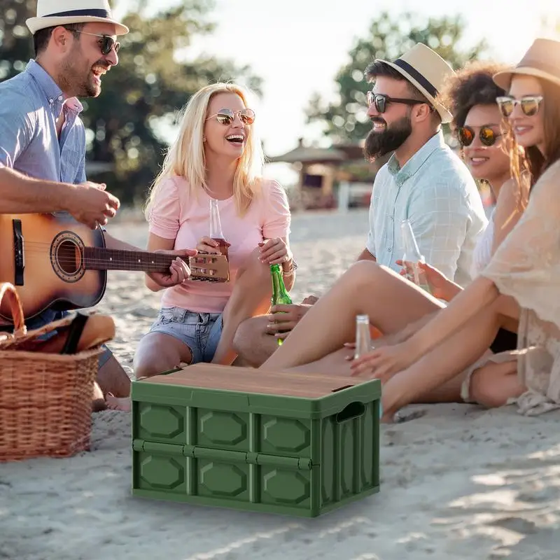 Складной органайзер для кемпинга складная коробка 20 л на открытом воздухе одежды