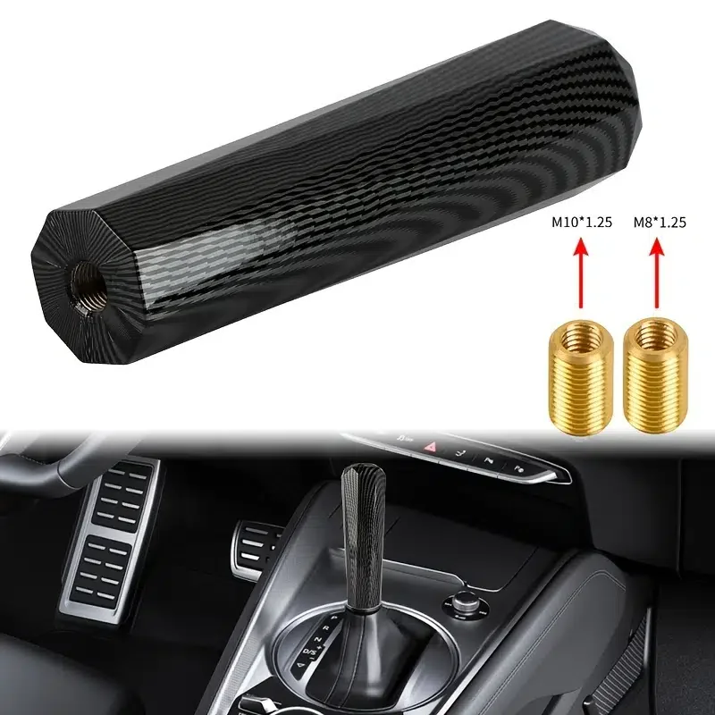 

Cartoon Fiber 7.67'' Manual Car Gear Shifter Knob Lever Gear Shifter Lever Stick For Most Manual Automatic Cars Car Accessories