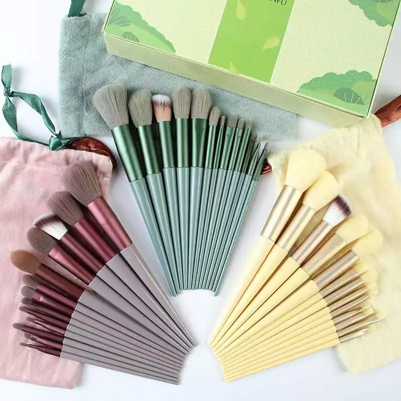 

13Pcs Soft Fluffy Makeup Brushes Set for cosmetics Foundation Blush Powder Eyeshadow Kabuki Blending Makeup brush beauty tool
