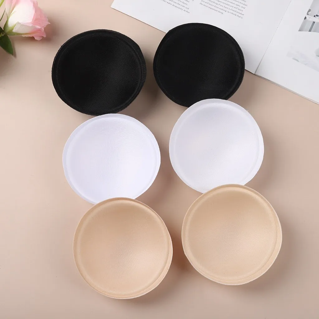 ZXYOUPING 3 пары женских круглых подушечек для бюстгальтера мягкая губчатая