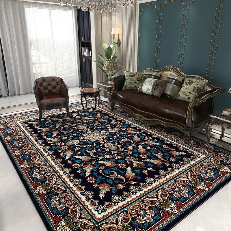 

Retro Persian Carpet Doormat Rugs and Carpets for Home Living Room Decor Bedroom Bedside Mat Antiskid Ethnict Tapetes Floor Rug