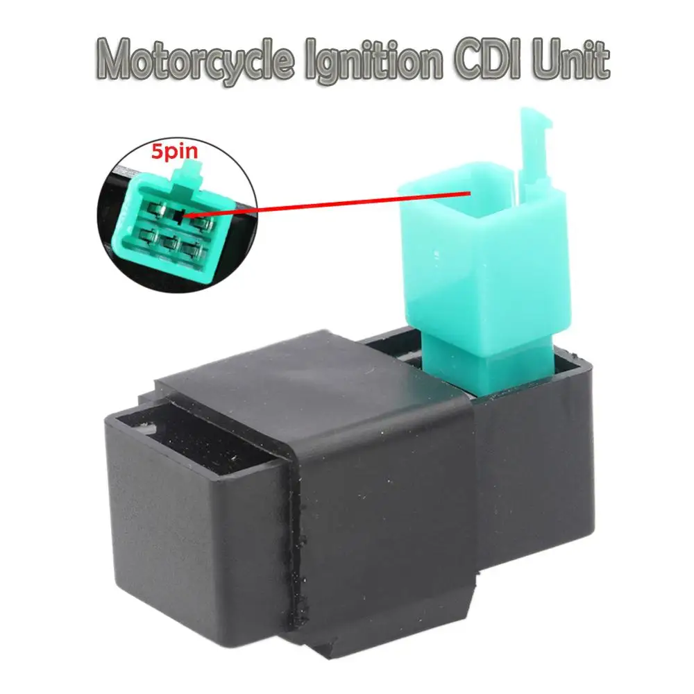 

5Pin 12V Black Motorcycle AC Ignition CDI UNIT for 50CC-110CC Pit PRO Trail Quad Dirt Bike ATV Motorcycle Ignition